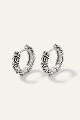 Hoop Earrings Oweva Argent