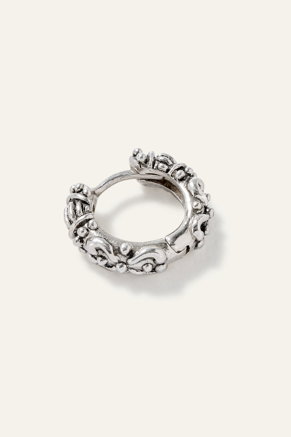 Hoop Earrings Oweva Argent