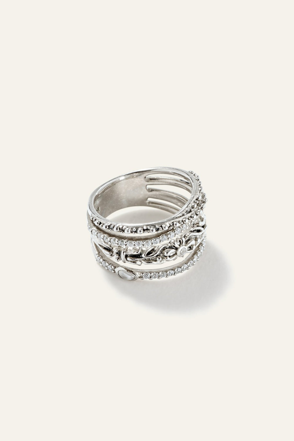 Circular Ring Paola Argent