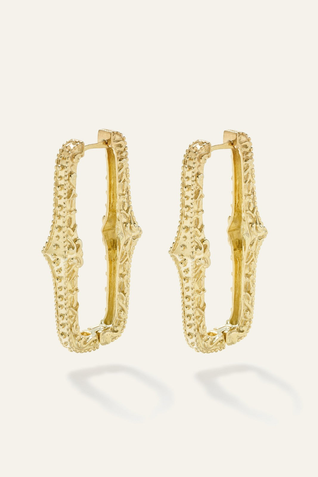 Chainlink Earrings Doha Gold