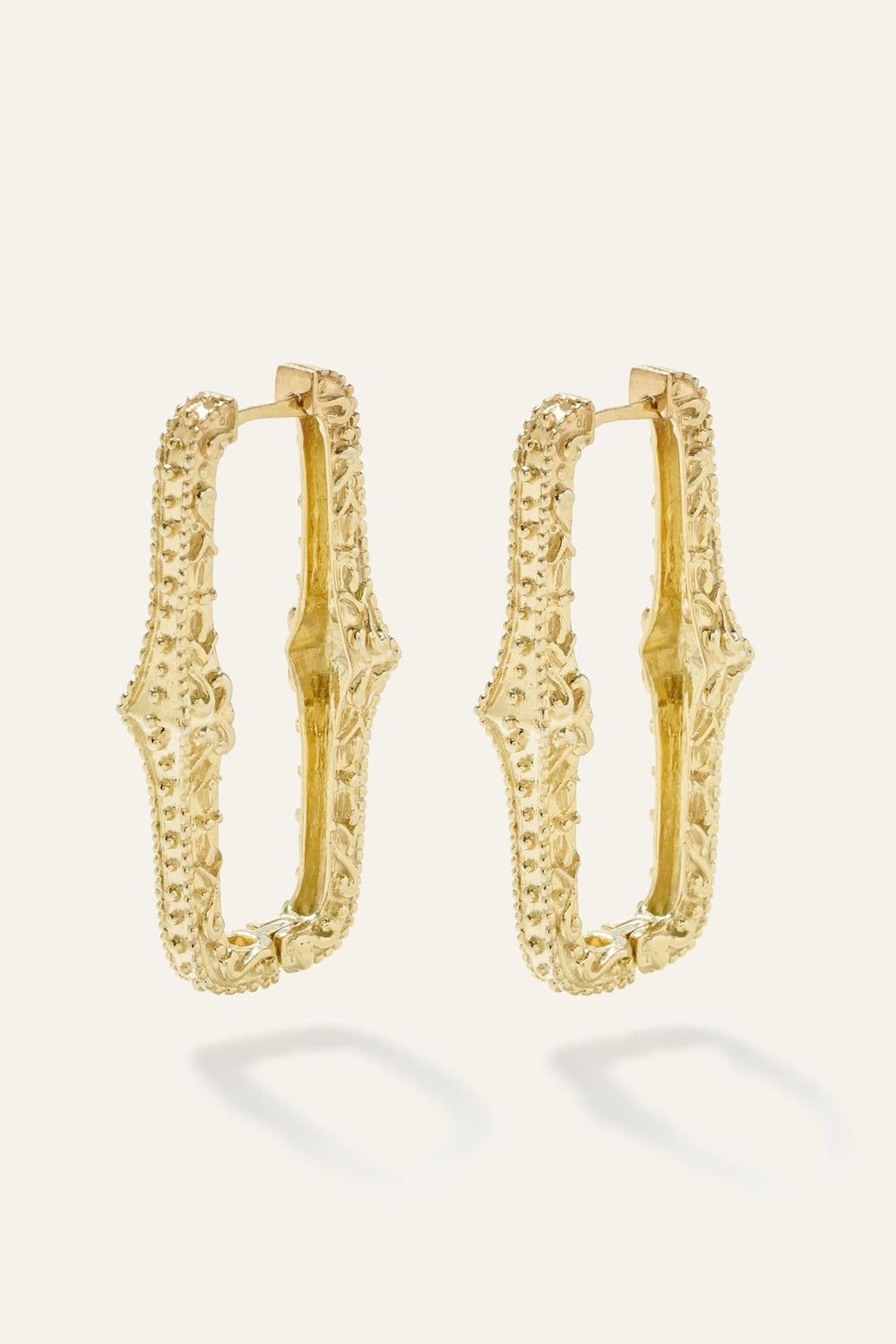 Chainlink Earrings Doha Gold