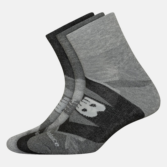 New Balance Performance Cushion Quarter Socks 3 Pack