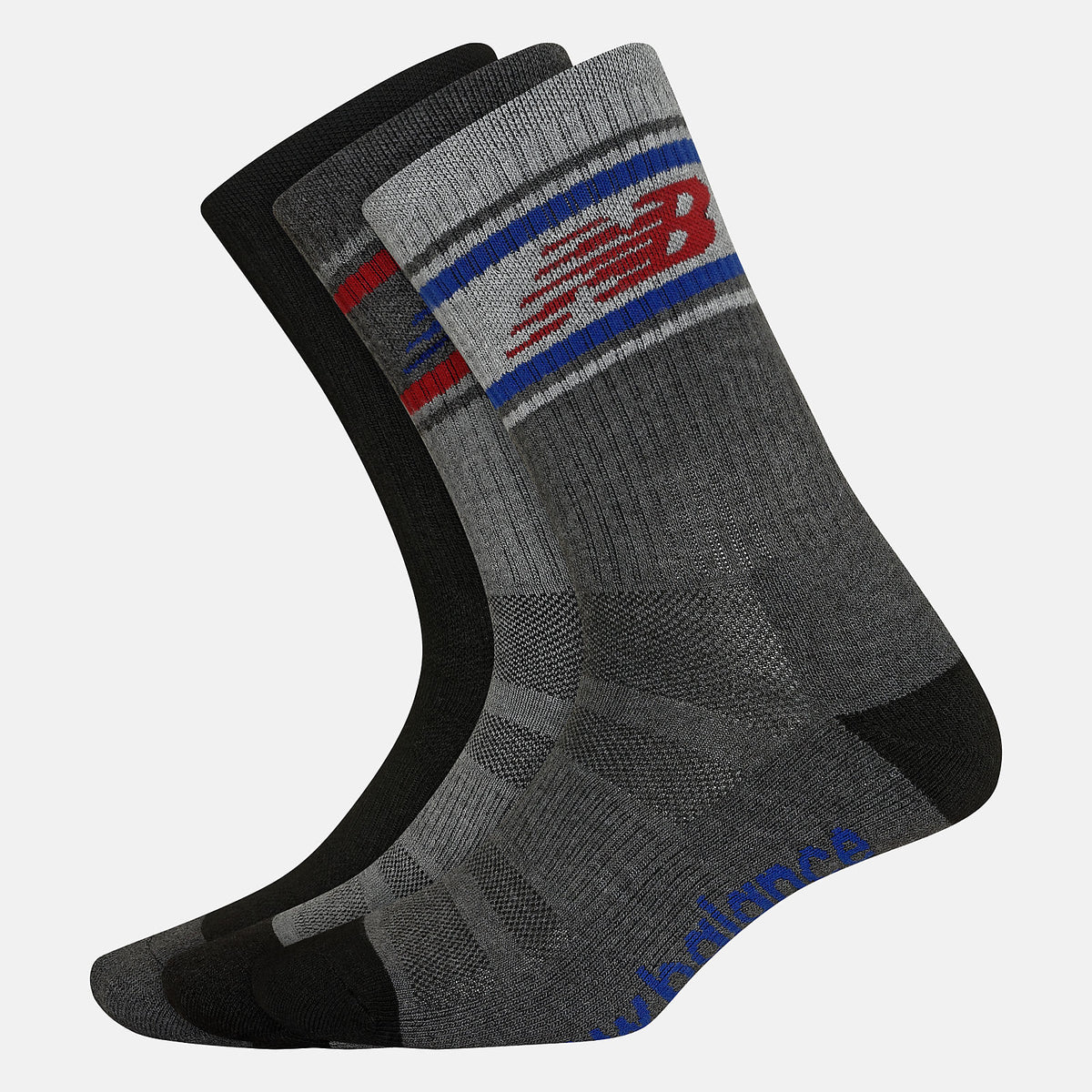 New Balance Performance Cushion Crew Socks 3 Pack