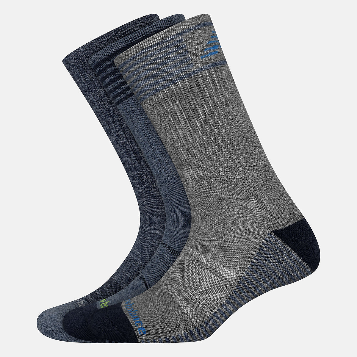 New Balance Performance Cushion Crew Socks 3 Pack