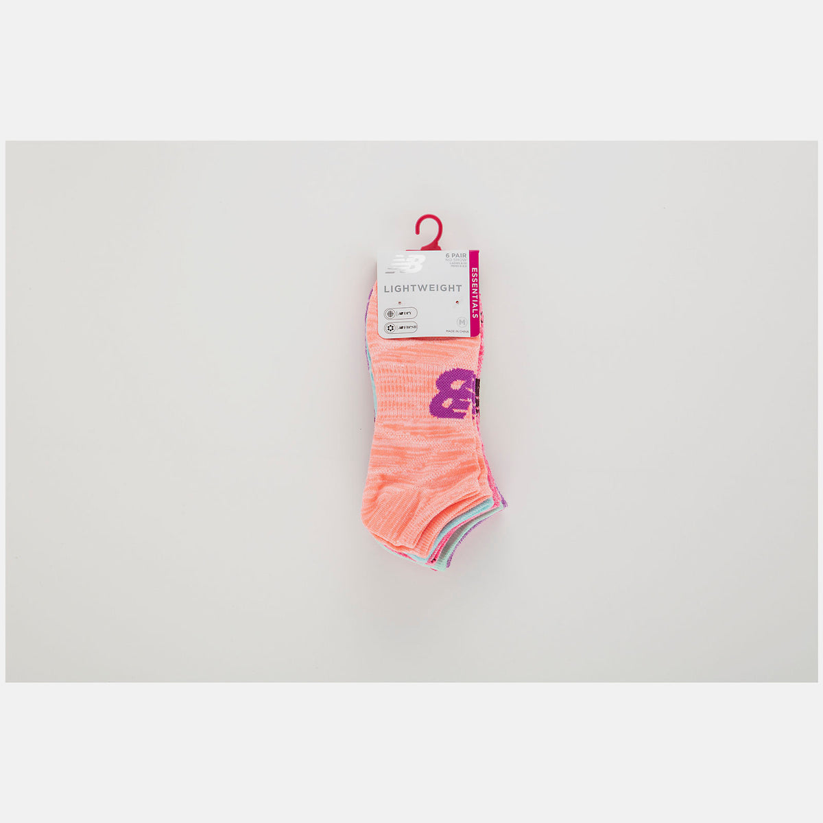New Balance Lightweight No Show Socks 6 Pack