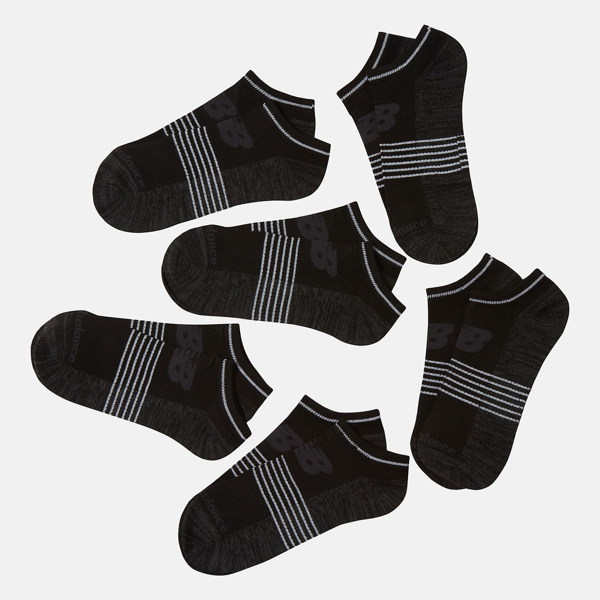 New Balance 6 PK No Show Flatknit