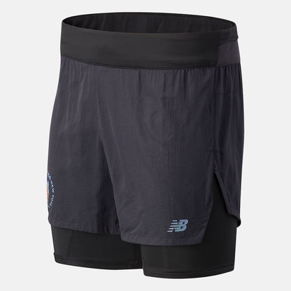 New Balance NYC Marathon Q Speed 5 inch 2 In 1 Short