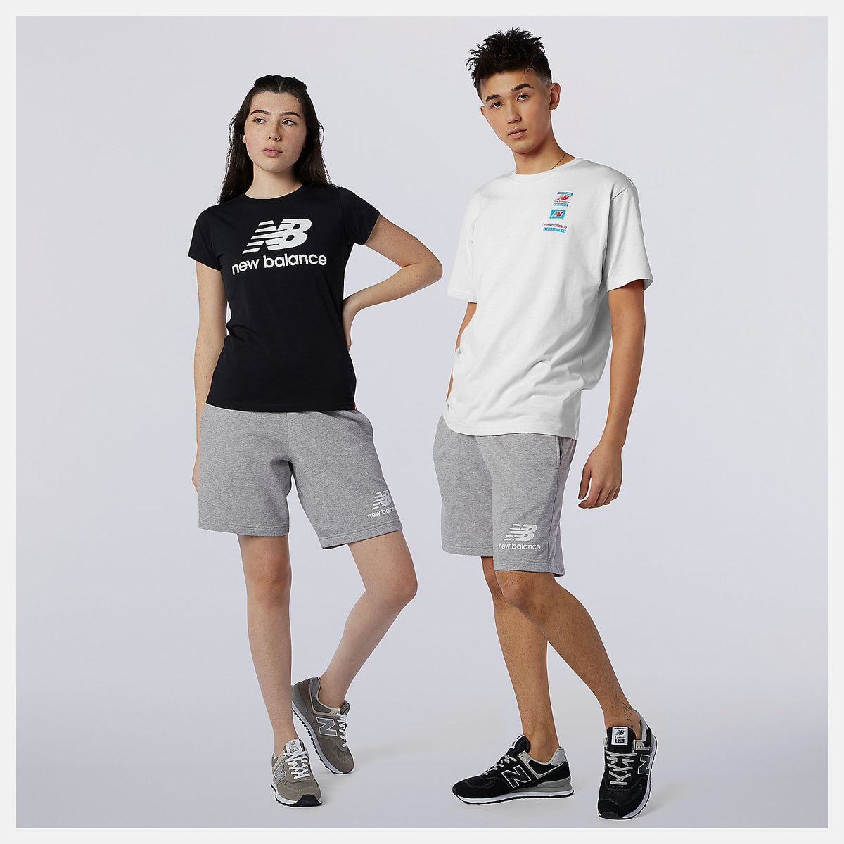 New Balance NB Essentials Stacked Logo Short
