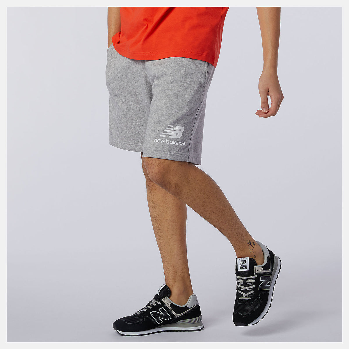 New Balance NB Essentials Stacked Logo Short