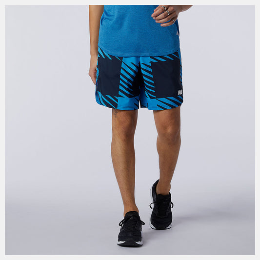 New Balance Printed Fast Flight 2 in 1 7 inch Short