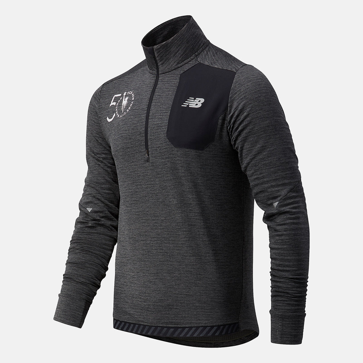 New Balance NYC Marathon Impact Run Grid Back Half Zip