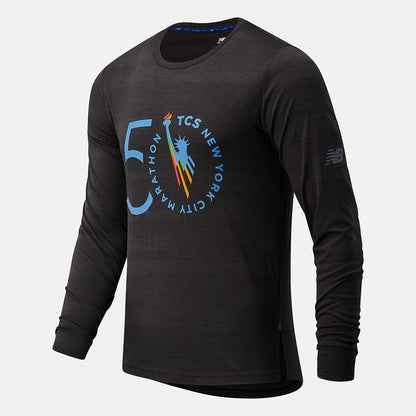 New Balance NYC Marathon Q Speed Fuel Jacquard Long Sleeve