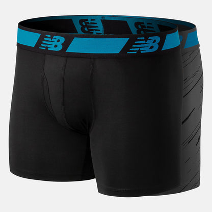 New Balance NB Dry 6 Inch Boxer Brief 2 Pack