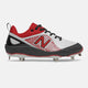 Black/Red and White