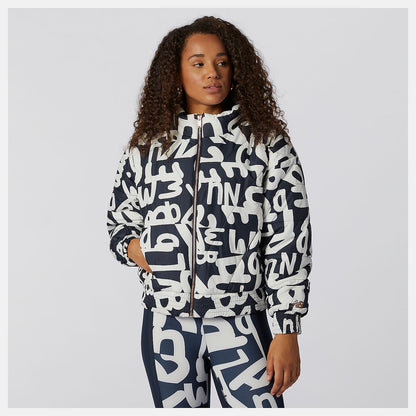 New Balance Determination Packable Printed Quilted Jacket