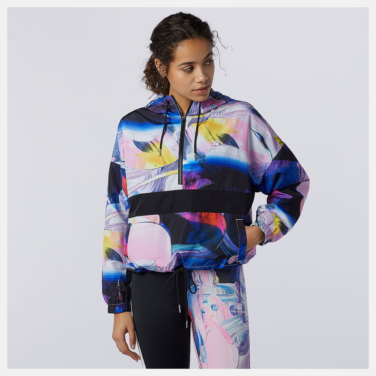 New Balance NB Athletics Printed Anorak Jacket