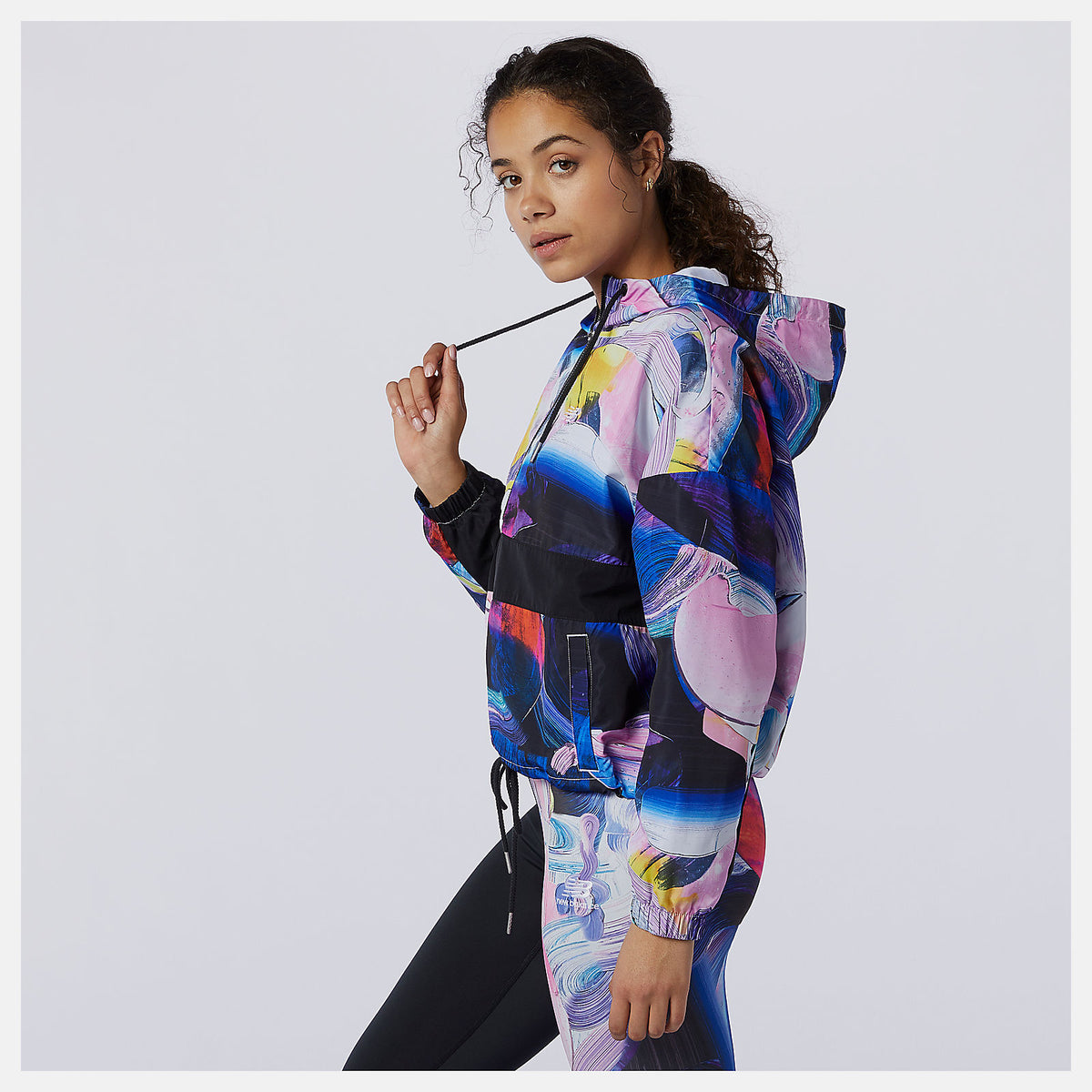 New Balance NB Athletics Printed Anorak Jacket