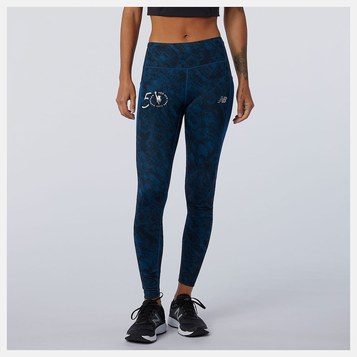 New Balance NYC Marathon Printed Impact Run Tight