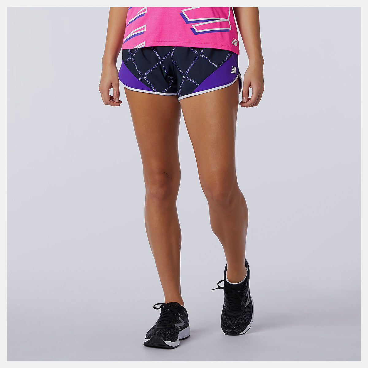 New Balance Printed Fast Flight Split Short