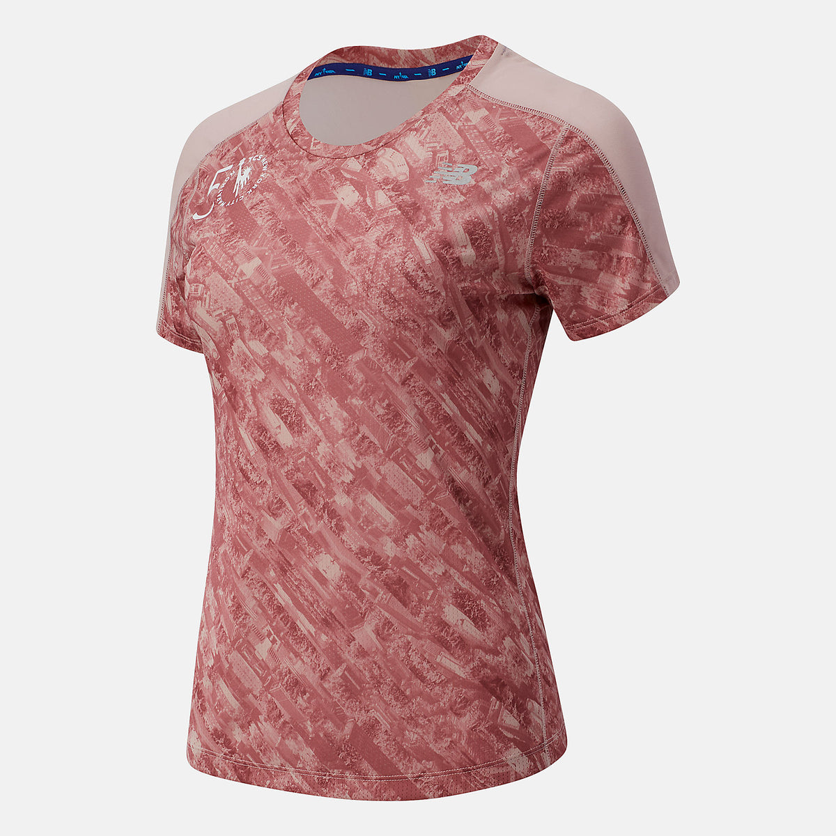 New Balance NYC Marathon Printed Impact Run Short Sleeve