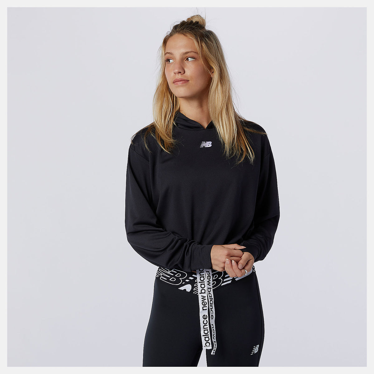 New Balance Relentless Cinched Hem Hoodie