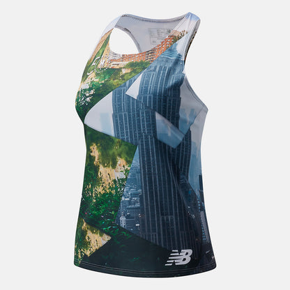 New Balance NYC Marathon Printed Singlet